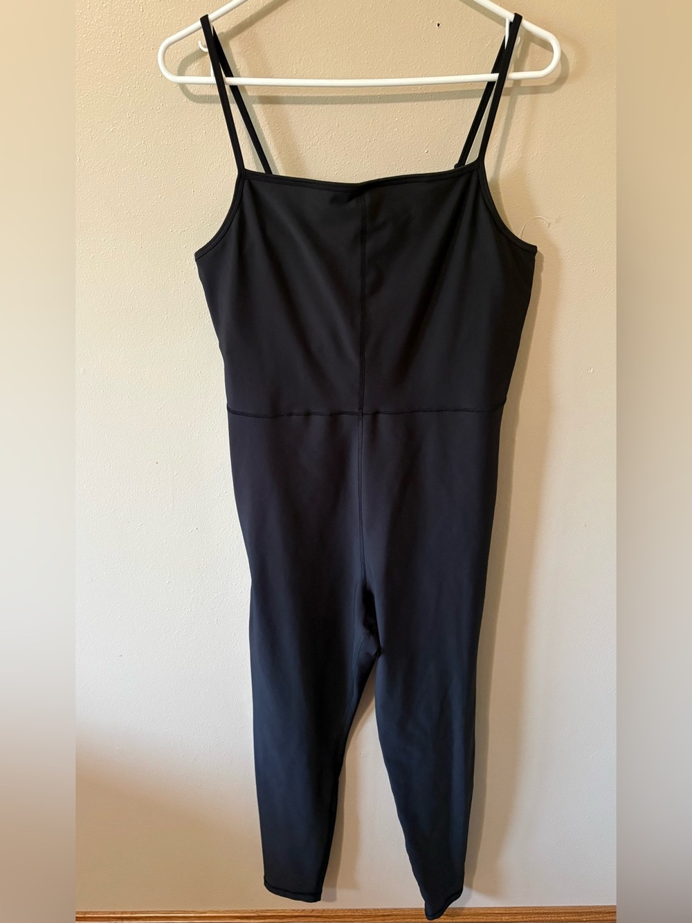 Old Navy PowerSoft 7/8 Cami Bodysuit women’s size XL Black NWOT